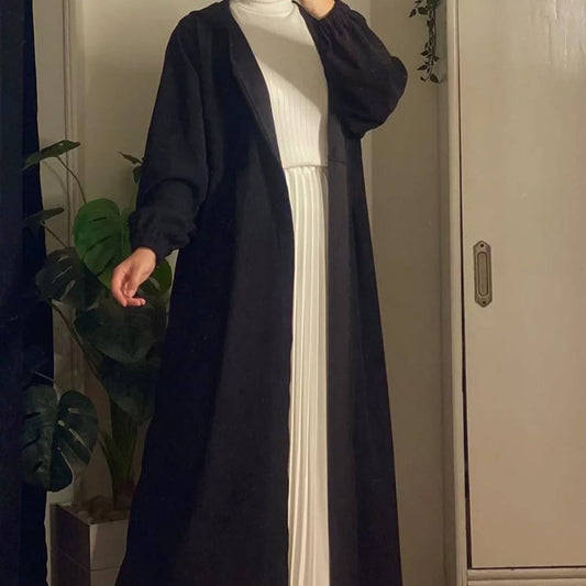 كوت قطيفة شتوي مضلع